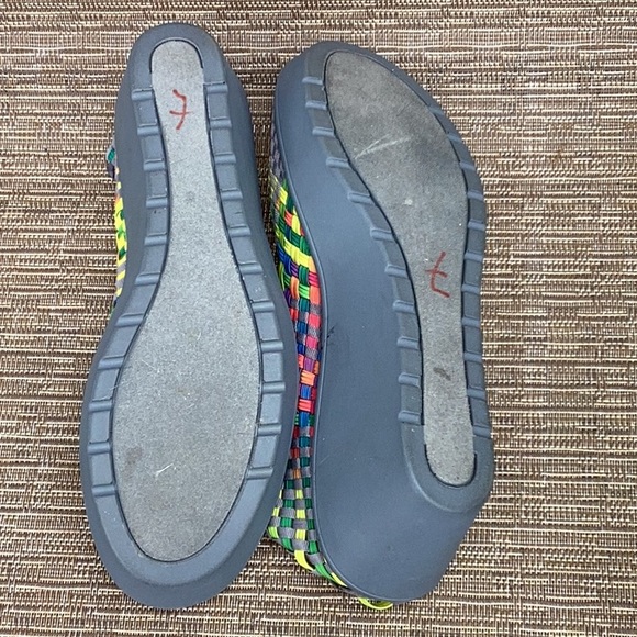 Steven by Steve Madden Brice Multicolored Mary Jane Wedges Size 11 - Picture 4 of 4